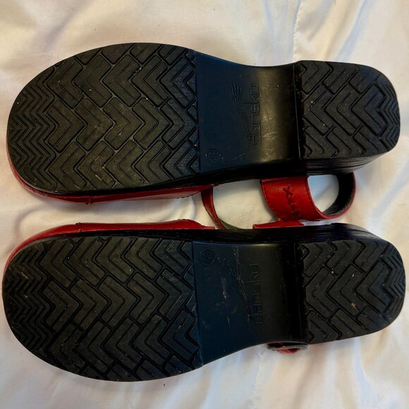 Dansko Margrete red sandals 40 - Picture 5 of 11